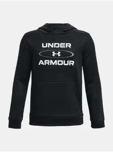 Čierna chlapčenská mikina Under Armour UA Armour Fleece Graphic HD #606780