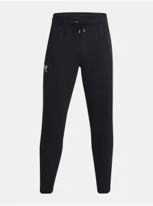 Under Armour Men's UA Essential Fleece Joggers Black/White M Fitness nohavice