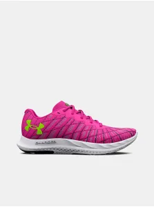 Under Armour Women's UA Charged Breeze 2 Running Shoes Rebel Pink/Black/Lime Surge 37,5 Cestná bežecká obuv