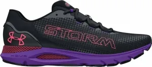 Under Armour Women's UA HOVR Sonic 6 Storm Running Shoes Black/Metro Purple/Black 37,5 Cestná bežecká obuv