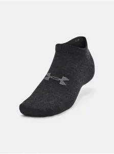 Sada troch párov unisex ponožiek v čiernej farbe Under Armour UA Essential No Show 3pk #579846