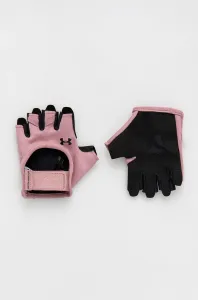 Under Armour WOMEN´S TRAINING GLOVE Dámske tréningové rukavice, ružová, veľkosť L