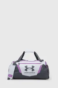 Under Armour UA Undeniable 5.0 Small Duffle Bag Halo Gray/Provence Purple/Castlerock 40 L Športová taška Lifestyle ruksak / Taška