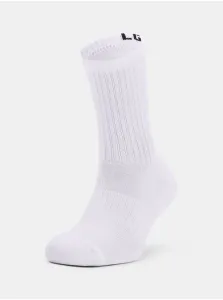 Under Armour CORE CREW 3PK Pánske ponožky, biela, veľkosť #449757