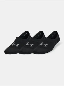 Under Armour Women's UA Breathe Lite Ultra Low Socks 3-Pack Black/Pitch Gray S