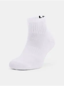Under Armour UA CORE QTR 3PK Ponožky, biela, veľkosť L