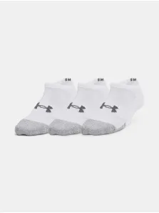 Sada troch párov chlapčenských ponožiek v bielej farbe Under Armour UA Heatgear 3ks No Show Yth #6263858