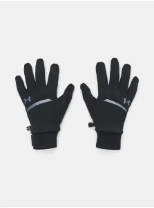 Under Armour UA Storm Fleece Run Gloves Black/Reflective L Bežecké rukavice