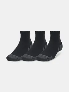 Under Armour PERFORMANCE TECH 3PK QTR Unisex ponožky, čierna, veľkosť #7683360