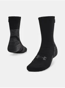 Under Armour Dry Run Wool Pánske merino ponožky 1365787 Black XL