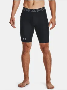Under Armour Men's HeatGear Pocket Long Shorts Black/White XL Bežecká spodná bielizeň