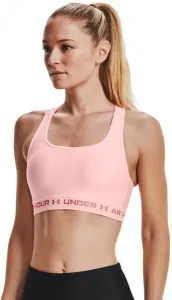 Under Armour Women's Armour Mid Crossback Sports Bra Beta Tint/Stardust Pink S Fitness bielizeň