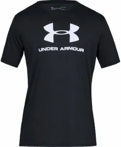 Under Armour Men's UA Sportstyle Logo Short Sleeve Black/White M Fitness tričko