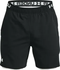 Under Armour Men's UA Vanish Woven 2-in-1 Shorts Black/White L Fitness nohavice