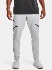 Under Armour UA Unstoppable Cargo Pants Halo Gray/Black L Fitness nohavice
