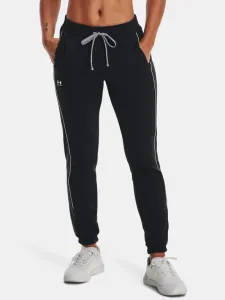 Under Armour Women's UA Rival Fleece Pants Black/White XS Fitness nohavice