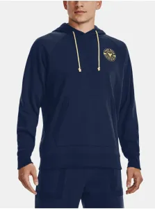 Mikina Under Armour UA Pjt Rck Hvywght Terry HD - tmavomodrá