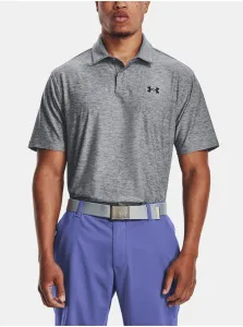 Under Armour T2G POLO Pánske golfové polo tričko, sivá, veľkosť XL