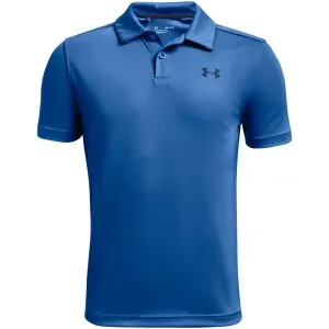 Under Armour PERFORMANCE POLO Chlapčenské golfové tričko, modrá, veľkosť L