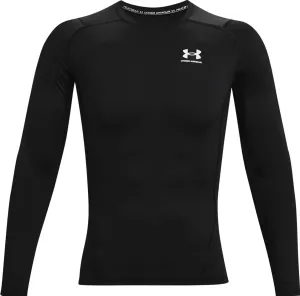 Tréningové tričko s dlhým rukávom Under Armour čierna farba, jednofarebný, 1361524
