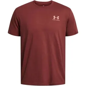 Under Armour SPORTSTYLE LC SS Pánske tričko, červená, veľkosť #9033913