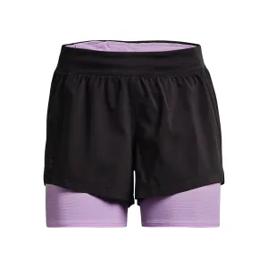 Under Armour Iso-Chill Run 2N1 Short-GRY XS Women's Shorts #4593900