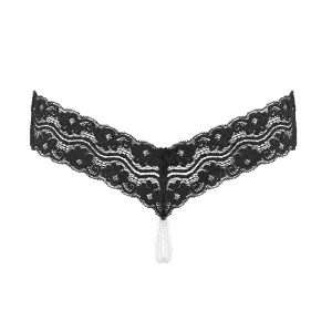 Tangá UNDERNEATH Mira CROTCHLESS G-string With Pearl Chain S-M