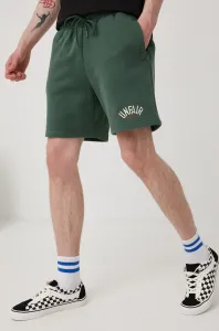 Bavlnené šortky Unfair Athletics pánske, zelená farba, #227182