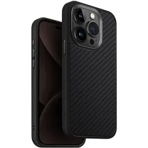 UNIQ Keva MagClick ochranný kryt na iPhone 15 Pro, Carbon (black)