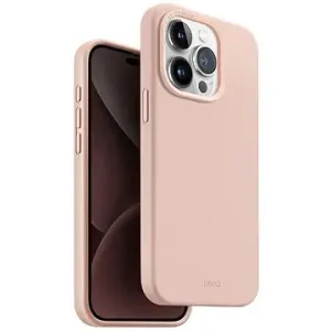 UNIQ Lino Hue MagClick ochranný kryt na iPhone 15 Pro, Blush (Pink)