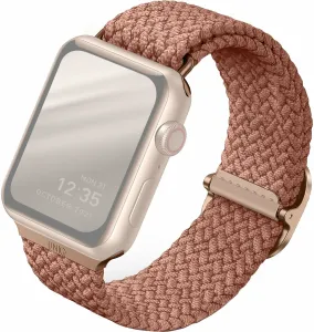UNIQ Aspen Strap Apple Watch 4/5/6/7/SE 40/41mm Braided grapefruit pink