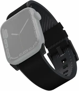 Uniq Straden vodoodolný kožený remienok pre Apple Watch 42/44/45/Ultra 49mm čierny