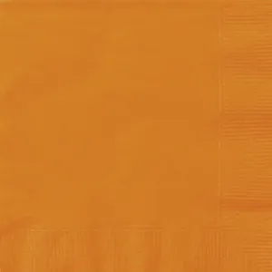 Servítky papierové oranžové