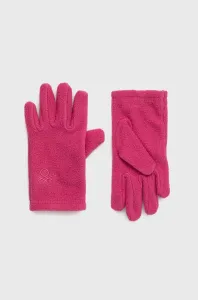 Detské rukavice United Colors of Benetton fialová farba #8137804
