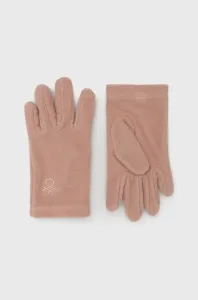 Detské rukavice United Colors of Benetton ružová farba #8570803