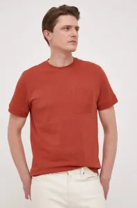 Bavlnené tričko United Colors of Benetton hnedá farba, jednofarebné #8521653
