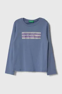Detská bavlnená košeľa s dlhým rukávom United Colors of Benetton #8745939