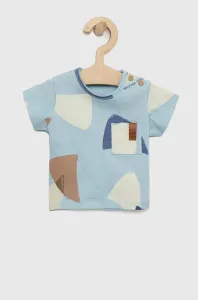 Detské bavlnené tričko United Colors of Benetton vzorovaný