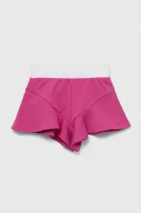 Detské krátke nohavice United Colors of Benetton ružová farba, jednofarebné #8496188