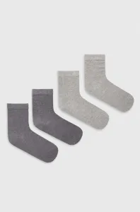 Detské ponožky United Colors of Benetton 4-pak šedá farba #8921937