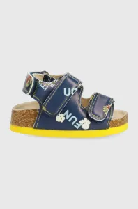 Detské sandále United Colors of Benetton tmavomodrá farba