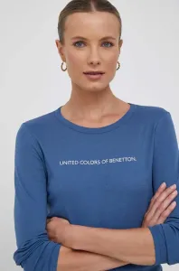 Bavlnené tričko s dlhým rukávom United Colors of Benetton #8742421