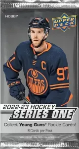 Upper Deck 2022-23 NHL Upper Deck Series One Hobby balíček - hokejové karty