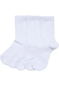 Children's Sports Socks 5-Pack White #8655335
