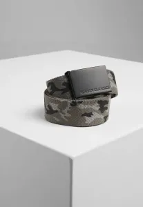 Urban Classics  Canvas Belts grey camo/black - One Size