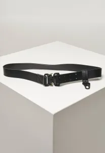 Urban Classics Imitation Leather Belt With Hook black - S/M