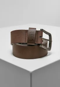 Urban Classics Leather Imitation Belt brown - M