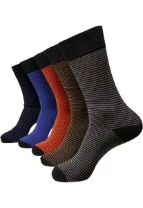 Urban Classics Stripes and Dots Socks 5-Pack multicolor - 43-46