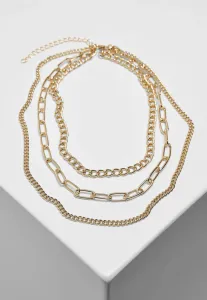 Urban Classics Layering Chain Necklace gold - One Size