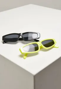 Sunglasses Lefkada 2-Pack neonyellow/black - One Size